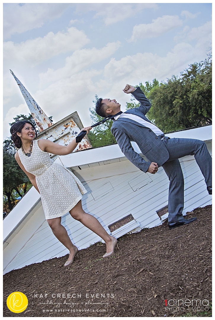 pinwheel engagement shoot at the Heights, Houston