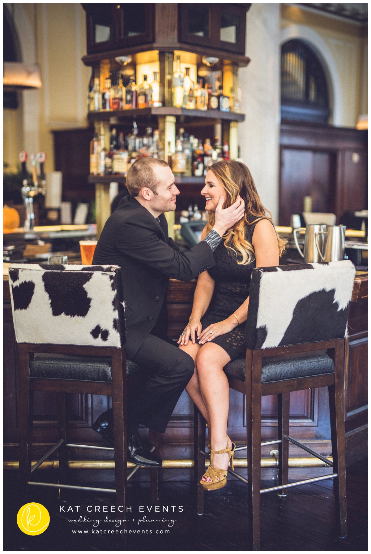 Downtown Houston Engagement Session | Hotel Icon | Kat Creech Events