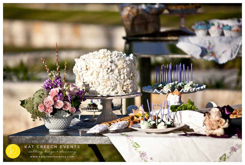 vintage wedding cake