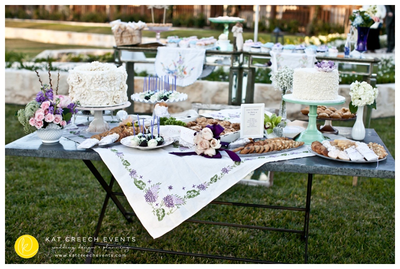 wedding dessert buffet