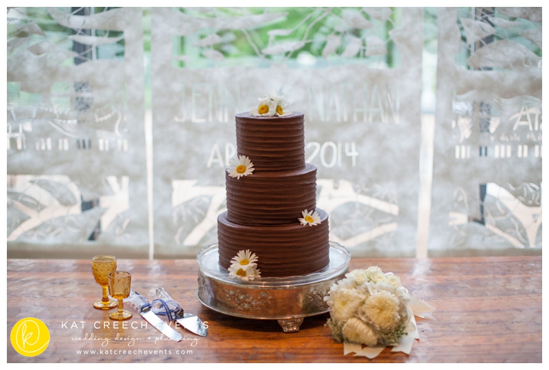 decadent chocolate wedding cake