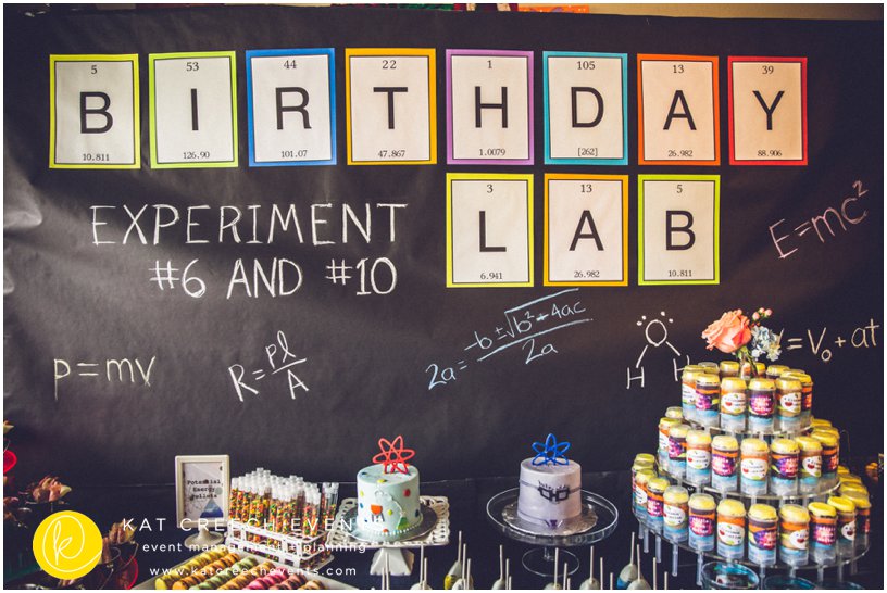 Science Theme Birthday Bash