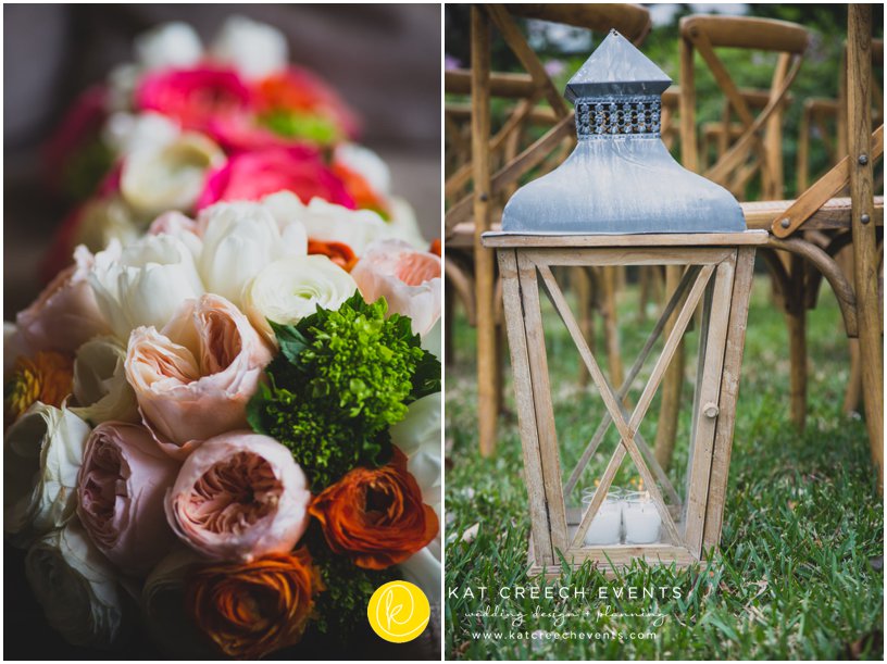 Peony Bouquet | bridal bouquet | lanterns | Kat Creech Events